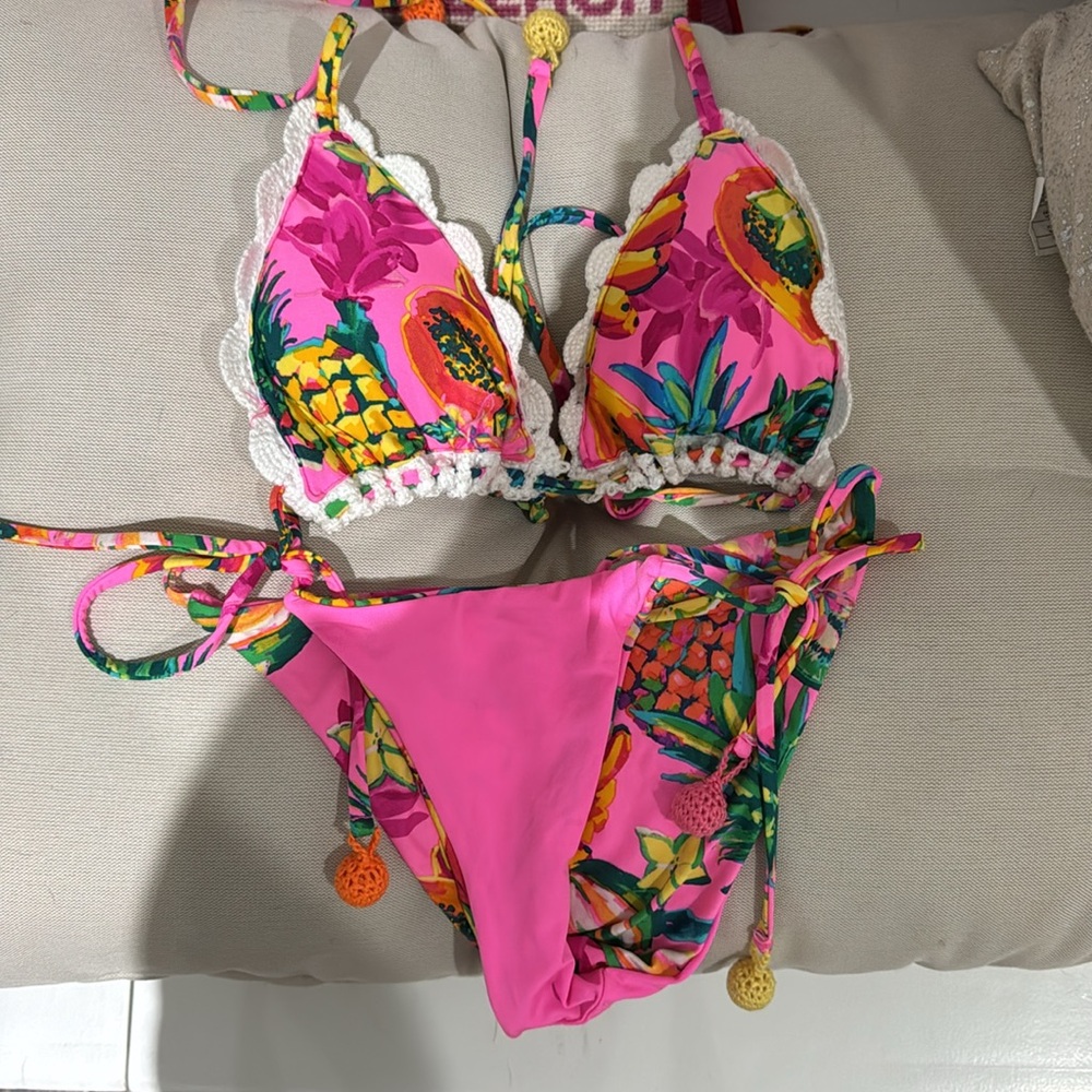 Tropical Pink Bikini Set